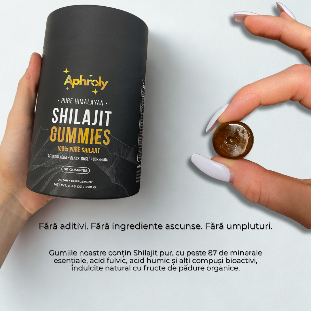 Gume cu Shilajit Pur din Himalaya – Aphroly®
