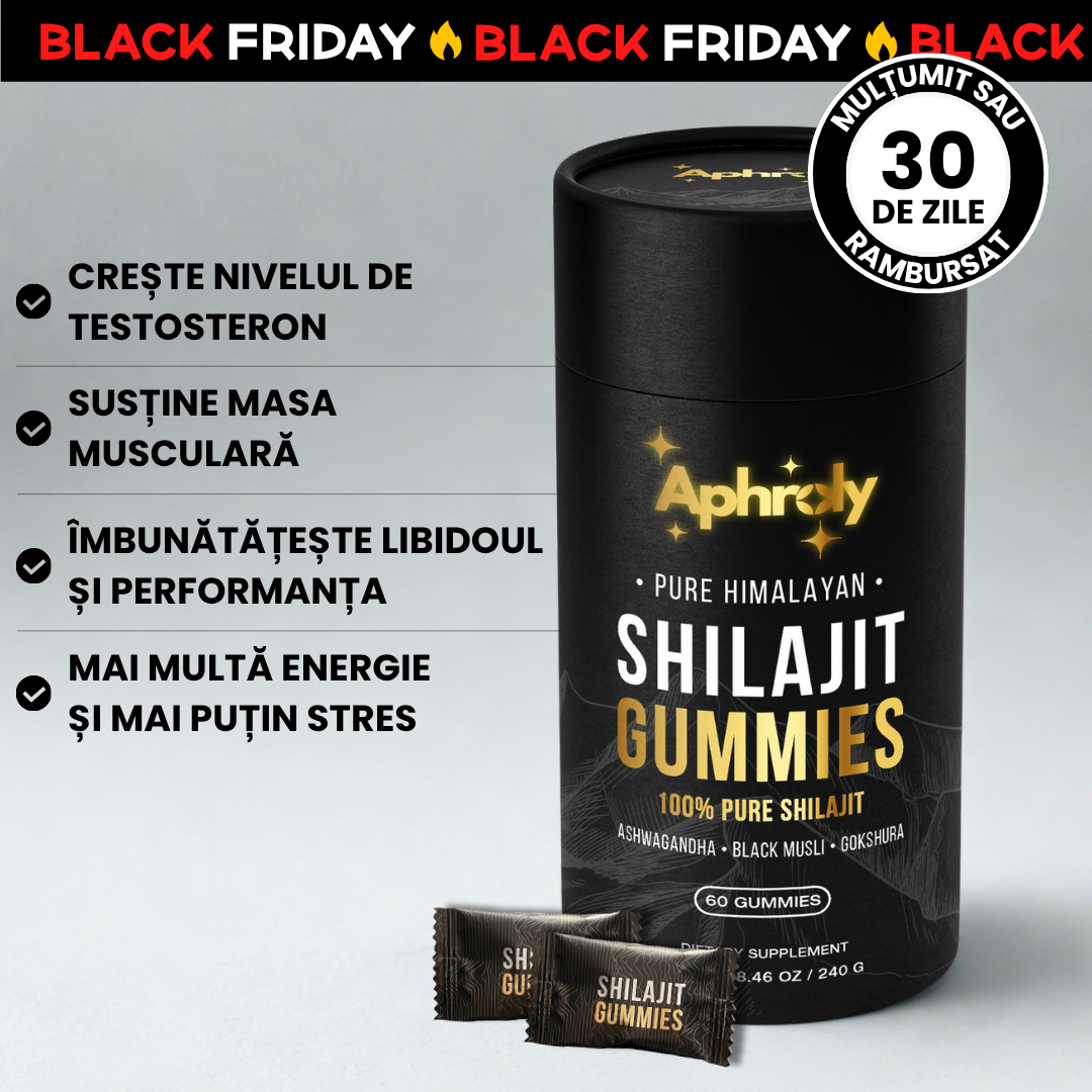 Gume cu Shilajit Pur din Himalaya – Aphroly®