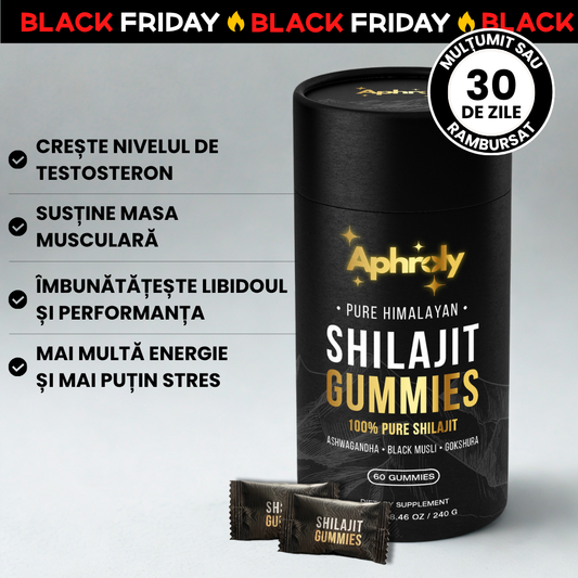 Gume cu Shilajit Pur din Himalaya – Aphroly®